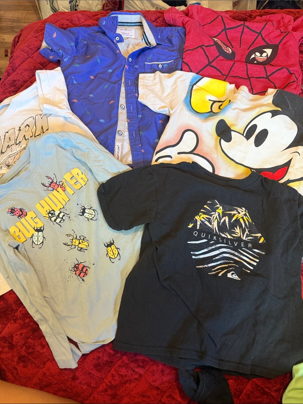 A18 Bundle of variety size 4T Boys shirts- Kids